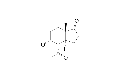 3A-ALPHA-H-4-ALPHA-ACETYL-5-ALPHA-HYDROXY-7A-BETA-METHYLHEXAHYDRO-1-INDANONE