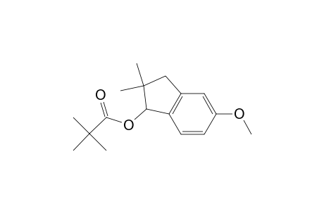(5-methoxy-2,2-dimethyl-1,3-dihydroinden-1-yl) 2,2-dimethylpropanoate