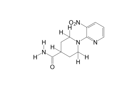 1-(3-nitro-2-pyridyl)isonipecotamide