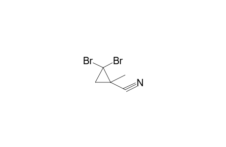 2,2-Dibromo-1-methylcyclopropanecarbonitrile