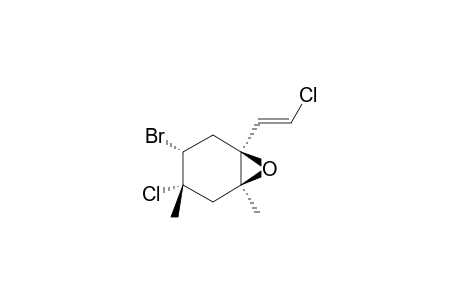 (1S,3S,4R,6S)-4-bromanyl-3-chloranyl-6-[(E)-2-chloranylethenyl]-1,3-dimethyl-7-oxabicyclo[4.1.0]heptane