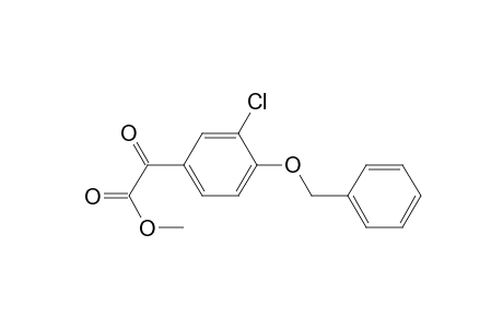 2-Benzoxy-1-chloro-5-(methoxycarbonyl)carbonylbenzene