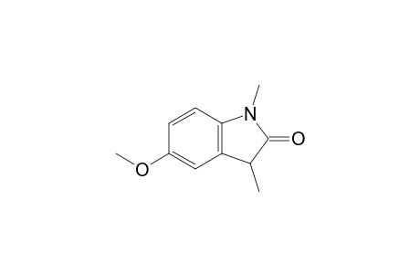 5-methoxy-1,3-dimethyl-3H-indol-2-one