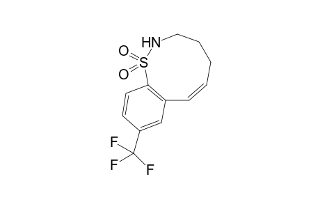 (Z)-9-(Trifluoromethyl)-2,3,4,5-tetrahydrobenzo[h][1,2]thiazonine 1,1-dioxide