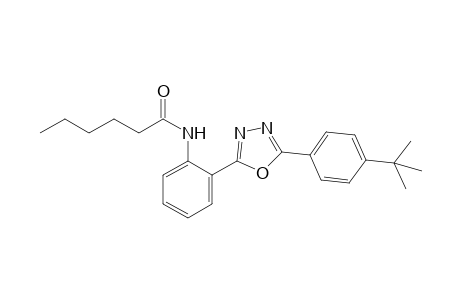 2'-[5-(p-tert-butylphenyl)-1,3,4-oxadiazol-2-yl]hexananilide