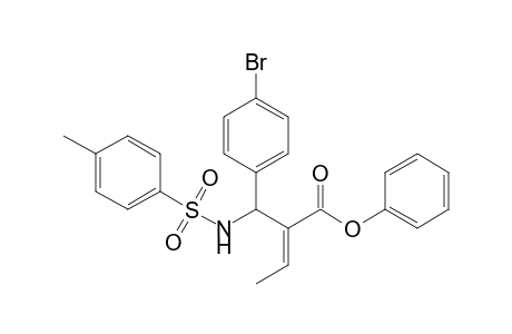 (E)-2-[(4-Bromophenyl)(toluene-4-sulfonylamino)methyl]but-2-enoic acid phenyl ester