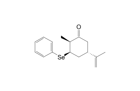 (2S,3R,5S)-2-Methyl-5-(1-methylethenyl)-3-(phenylseleno)cyclohexanone