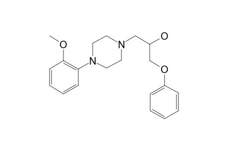 1-[4-(2-Methoxyphenyl)-1-piperazinyl]-3-phenoxy-2-propanol