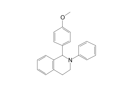 1,2,3,4-Tetrahydro-1-(4-methoxyphenyl)-2-phenylisoquinoline