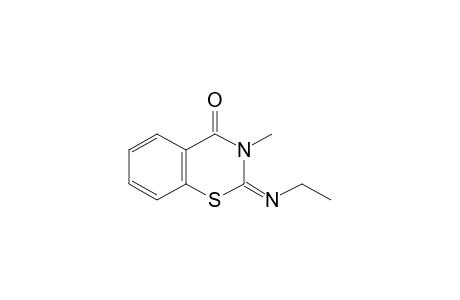 2,3-dihydro-2-(ethylimino)-3-methyl-4H-1,3-benzothiazin-4-one