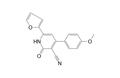 6-(2-furyl)-4-(4-methoxyphenyl)-2-oxo-1,2-dihydro-3-pyridinecarbonitrile