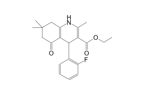 Ethyl 4-(2-fluorophenyl)-2,7,7-trimethyl-5-oxo-1,4,5,6,7,8-hexahydro-3-quinolinecarboxylate