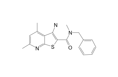 Thieno[2,3-b]pyridine-2-carboxylic acid, 3-amino-4,6-dimethyl-, (benzyl)(methyl)amide