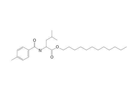 L-Leucine, N-(4-methylbenzoyl)-, dodecyl ester