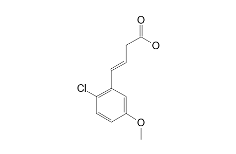 (E)-4-(2'-Chloro-5'-methoxyphenyl)-but-3-enoic-acid