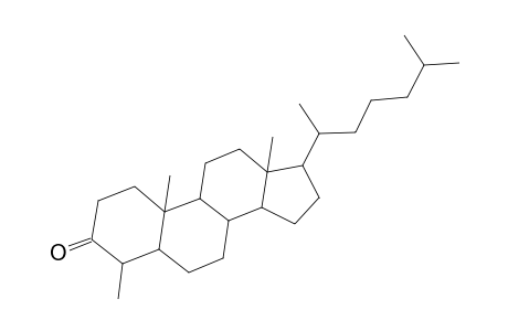 Cholestan-3-one, 4-methyl-, (4.alpha.,5.alpha.)-