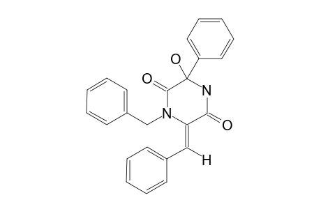 (Z)-1-BENZYL-6-BENZYLIDENE-3-HYDROXY-3-PHENYLPIPERAZINE-2,5-DIONE