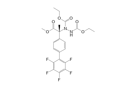 Diethyl (R)-1-(1-methoxy-1-oxo-2-(2',3',4',5',6'-pentafluorobiphenyl-4-yl)propan-2-yl)hydrazine-1,2-dicarboxylate