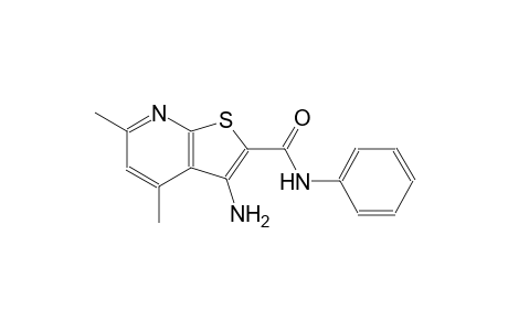 N2-(Phenyl)-3-amino-4,6-dimethylthieno[2,3-b]pyridine-2-carboxamide