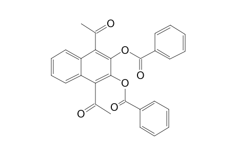 1,4-Diacetyl-2,3-naphthalenediol dibenzoate