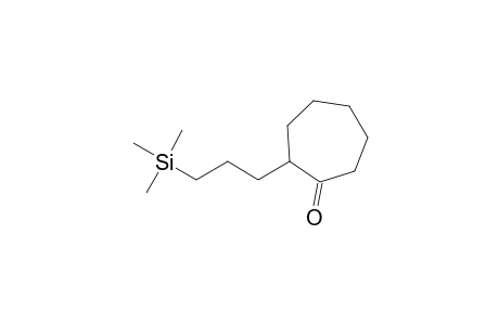 2-(3-Trimethylsilylpropyl)-1-cycloheptanone