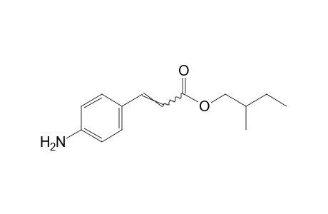 (-)-p-aminocinnamic acid, 2-methylbutyl ester