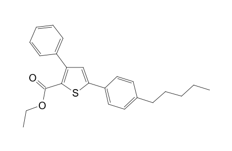 Ethyl 5-(4-pentylphenyl)-3-phenylthiophene-2-carboxylate