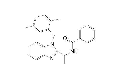 benzamide, N-[1-[1-[(2,5-dimethylphenyl)methyl]-1H-benzimidazol-2-yl]ethyl]-