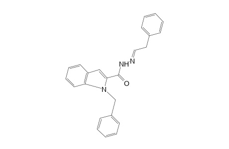 1-benzylindole-2-carboxylic acid, phenethylidenehydrazide