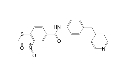 benzamide, 4-(ethylthio)-3-nitro-N-[4-(4-pyridinylmethyl)phenyl]-