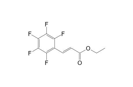 (E)-3-(2,3,4,5,6-pentafluorophenyl)-2-propenoic acid ethyl ester