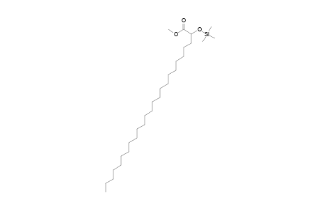 Pentacosanoic acid, 2-[(trimethylsilyl)oxy]-, methyl ester