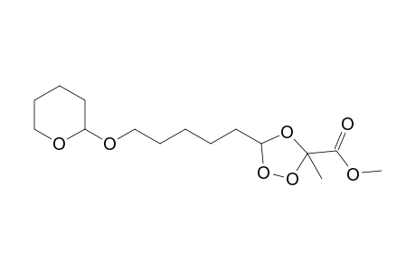 1-(5-Methyl-5-methoxycarbonyl-[1,2,4]trioxolane-3-yl)-5-(tetrahydropyran-2-yloxy)pentane