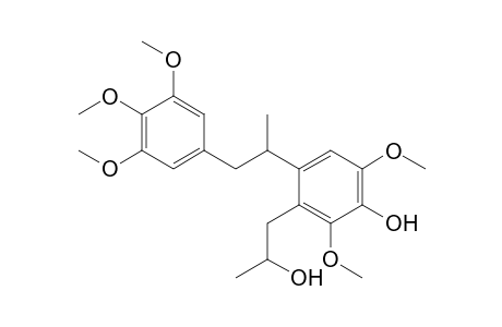 2-[4-HYDROXY-3,5-DIMETHOXY-2-(2-HYDROXY-N-PROPYL)-PHENYL]-1-(3,4,5-TRIMETHOXYPHENYL)-PROPANE