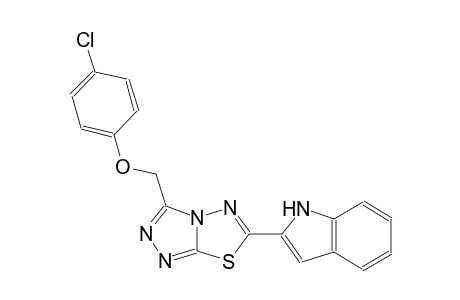 1H-indole, 2-[3-[(4-chlorophenoxy)methyl][1,2,4]triazolo[3,4-b][1,3,4]thiadiazol-6-yl]-