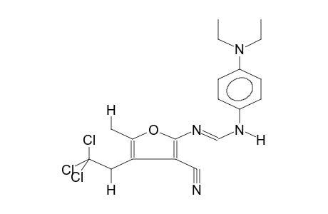 (E)-N2-5-METHYL-4-(2,2,2-TRICHLOROETHYL)-3-CYANOFUR-2-YL-N1-(PARA-DIETHYLAMINOPHENYL)FORMAMIDINE (ISOMER 1)