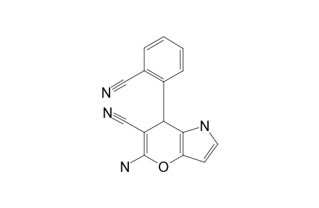 5-AMINO-7-(2-CYANOPHENYL)-1,7-DIHYDROPYRANO-[3,2-B]-PYRROLE-6-CARBONITRILE