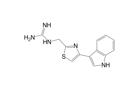 2-[[4-(1H-indol-3-yl)-1,3-thiazol-2-yl]methyl]guanidine