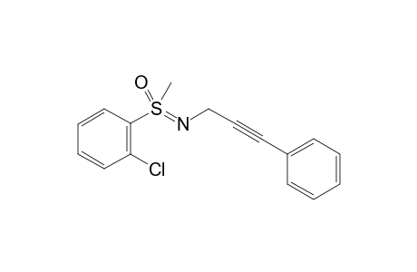 N-(3-Phenylprop-2-yn-1-yl)-S-(2-chlorophenyl)-S-methyl sulfoximine