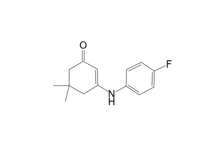 3-(4-Fluoroanilino)-5,5-dimethyl-2-cyclohexen-1-one