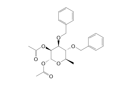 1,2-DI-O-ACETYL-3,4-DI-O-BENZYL-ALPHA-D-RHAMNOPYRANOSE