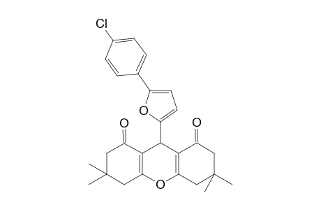 1H-xanthene-1,8(2H)-dione, 9-[5-(4-chlorophenyl)-2-furanyl]-3,4,5,6,7,9-hexahydro-3,3,6,6-tetramethyl-