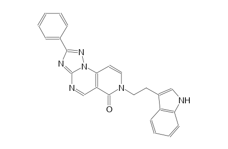 pyrido[3,4-e][1,2,4]triazolo[1,5-a]pyrimidin-6(7H)-one, 7-[2-(1H-indol-3-yl)ethyl]-2-phenyl-