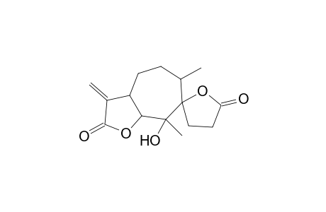 6,8-Dimethyl-3-methylidene-8-oxidanyl-spiro[4,5,6,8a-tetrahydro-3aH-cyclohepta[b]furan-7,5'-oxolane]-2,2'-dione