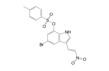 (E)-5-Bromo-3-nitrovinyl-7-(p-toluenesulfonyloxy)indole