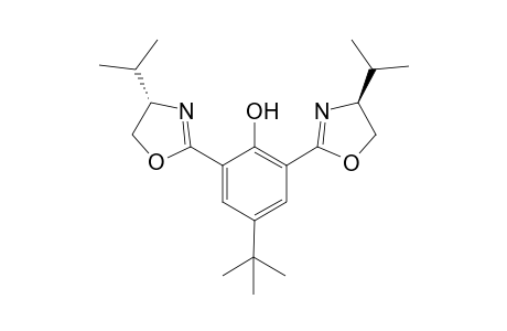 4-(t-Butyl)-2,6-bis(4',5'-dihydro-4'-isopropyloxazol-2'-yl)phenol