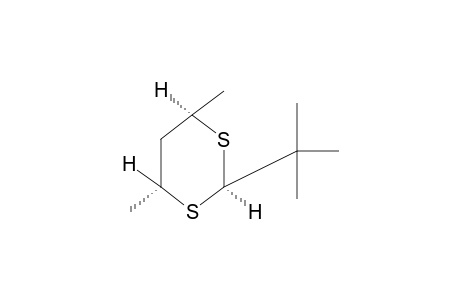 2-tert-BUTYL-cis-4,trans-6-DIMETHYL-m-DITHIANE