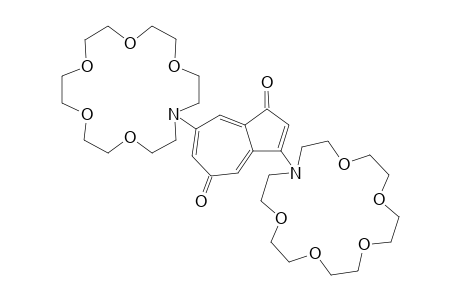 3,7-Bis(aza-18-crown-6)-1,5-azulenequinone