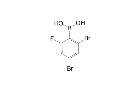 2,4-Dibromo-6-fluorophenylboronic acid