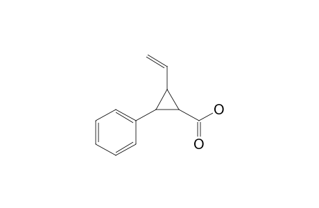 2-Phenyl-3-ethenylcyclopropane-1-carboxylic acid